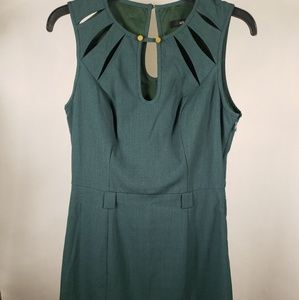 New. Women. Green. Sleeveless. Dress
